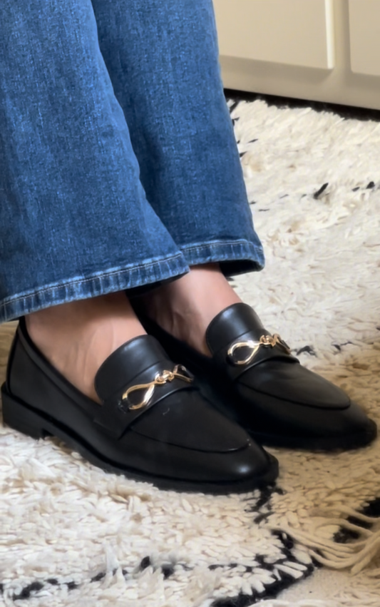 GONEA CUIR NOIR SIMPLE