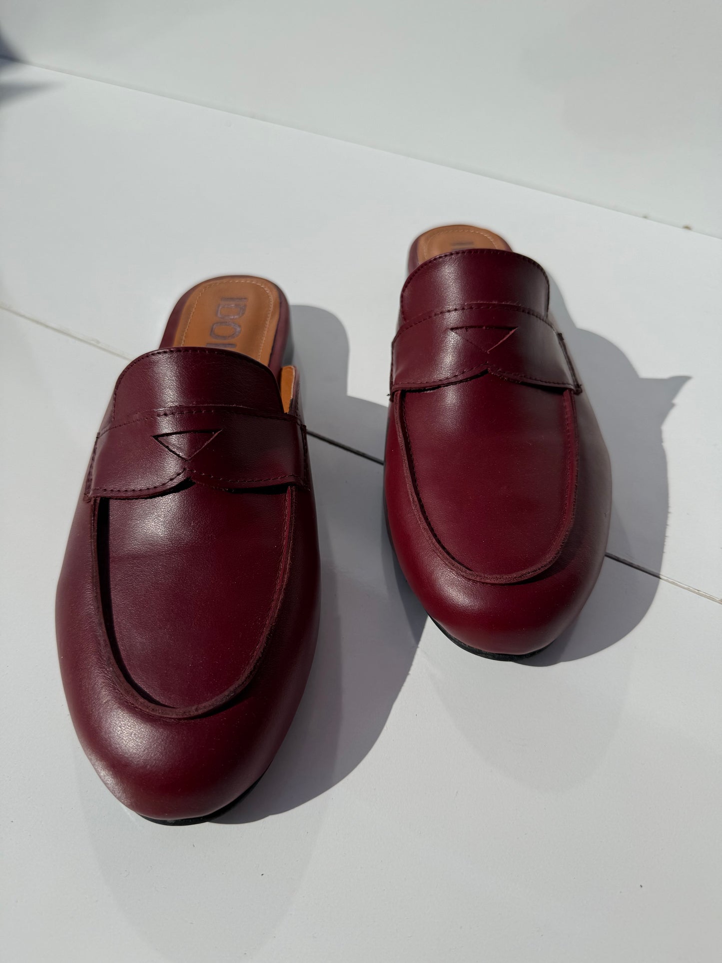 Camilla : Mules femme cuir