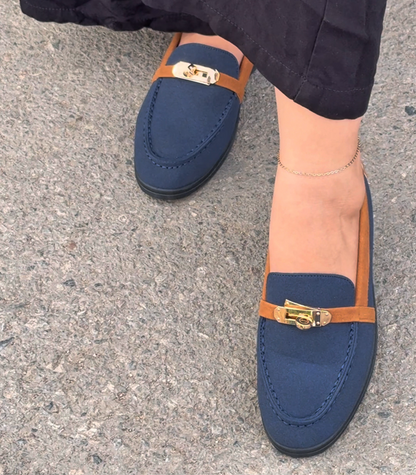 Amorette : Mocassin femme daim noir