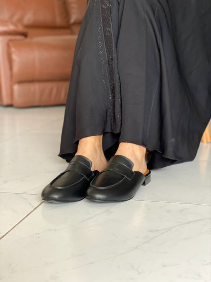 Camilla : Mules femme cuir