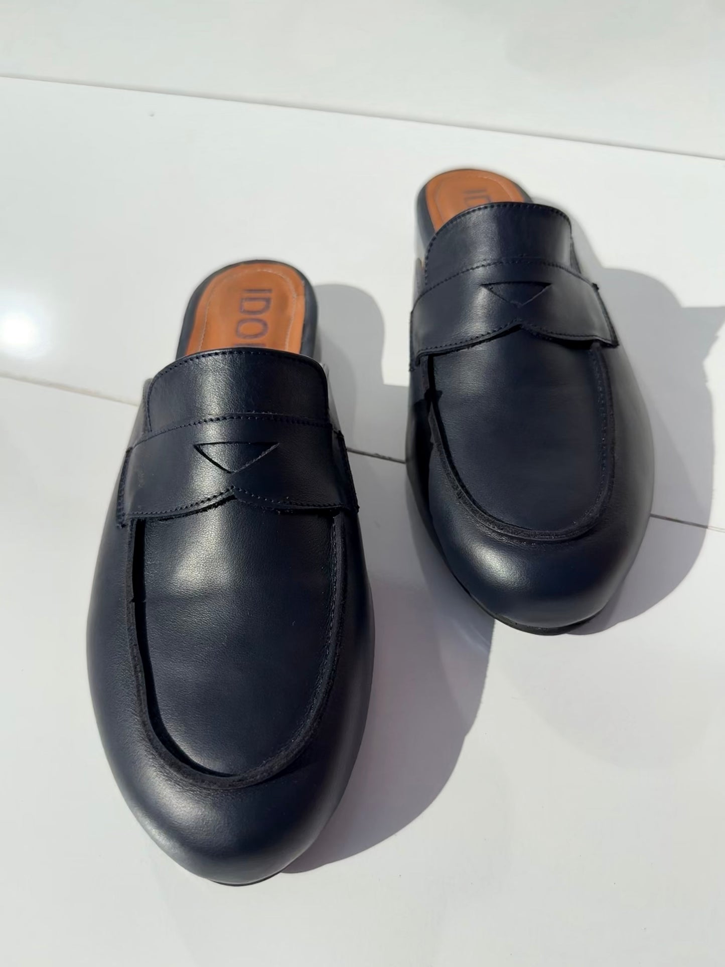 Camilla : Mules femme cuir