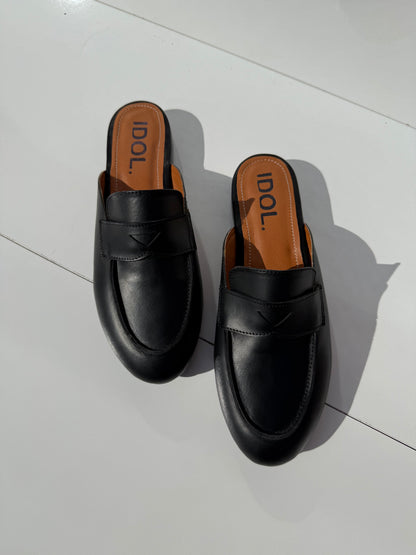 Camilla : Mules femme cuir