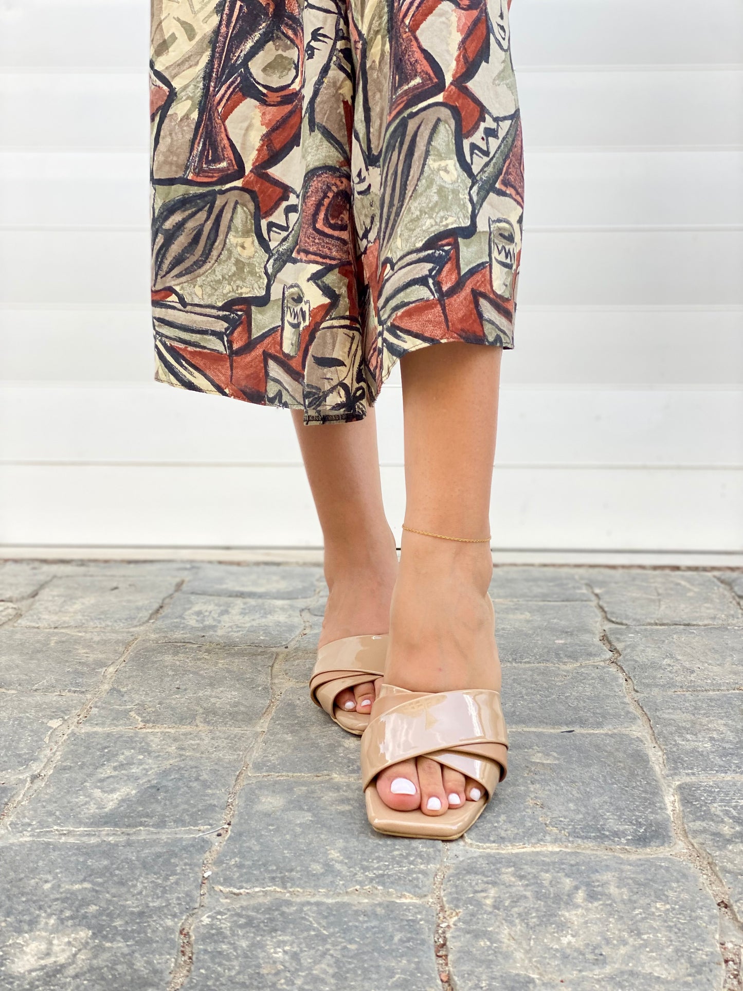 Solena : Talon femme Noir-beige