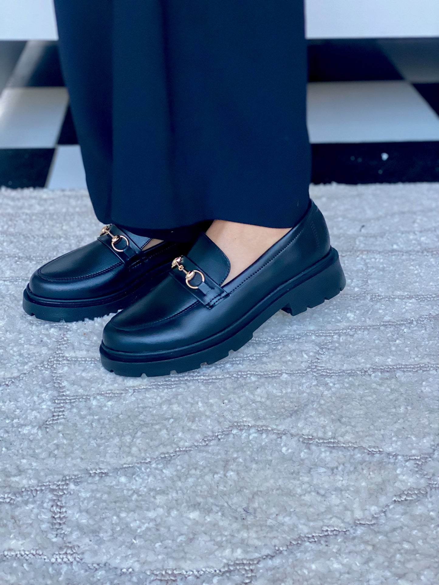 GONEA CUIR NOIR MAT