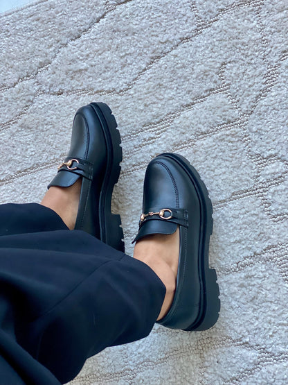 GONEA CUIR NOIR MAT