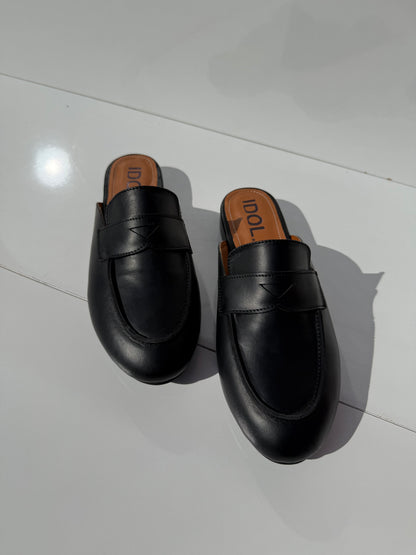 Camilla : Mules femme cuir