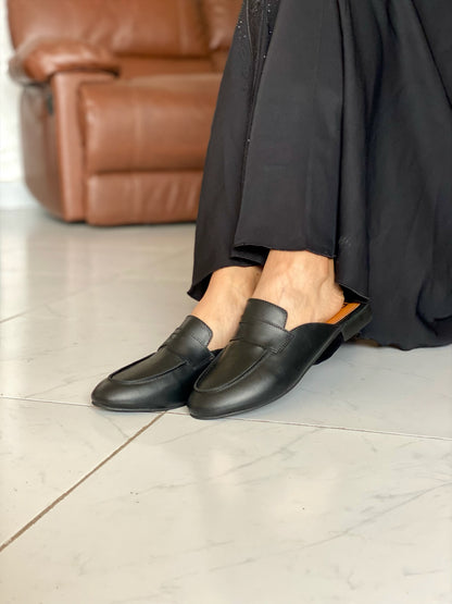 Camilla : Mules femme cuir