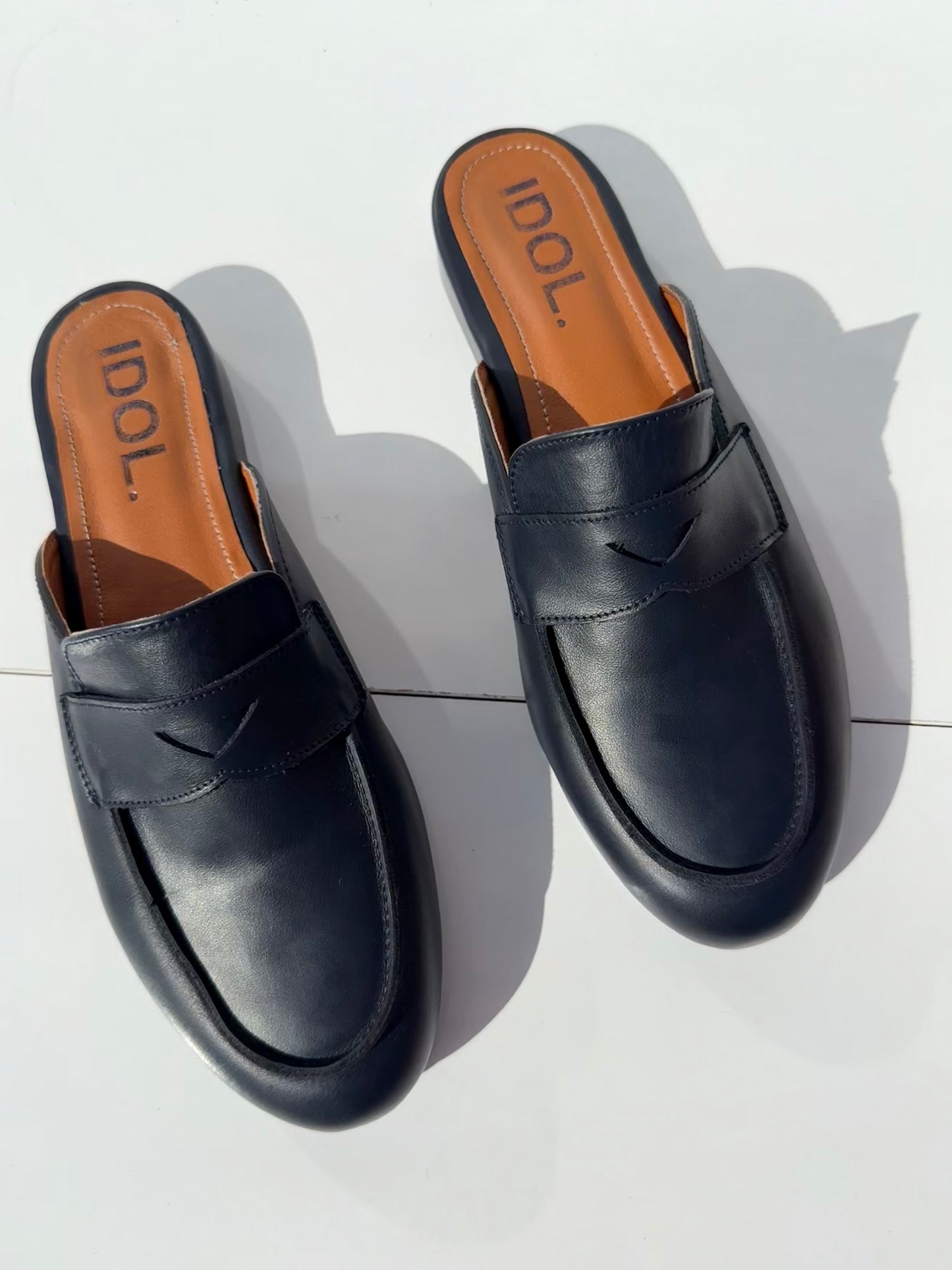 Camilla : Mules femme cuir