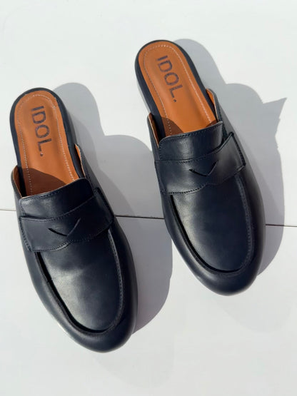 Camilla : Mules femme cuir