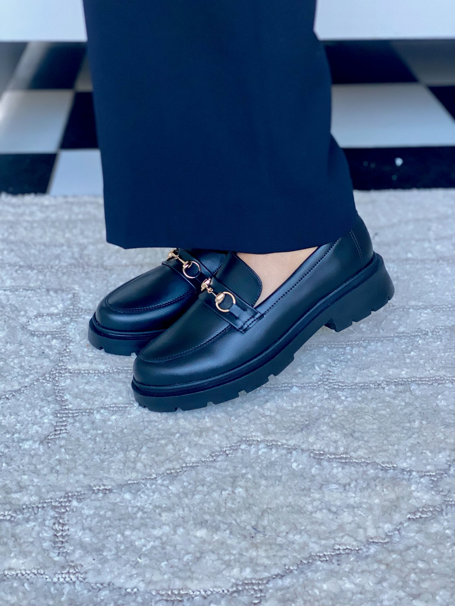 GONEA CUIR NOIR MAT