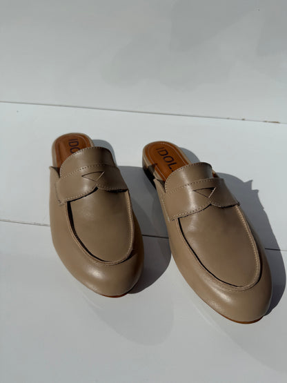 Camilla : Mules femme cuir