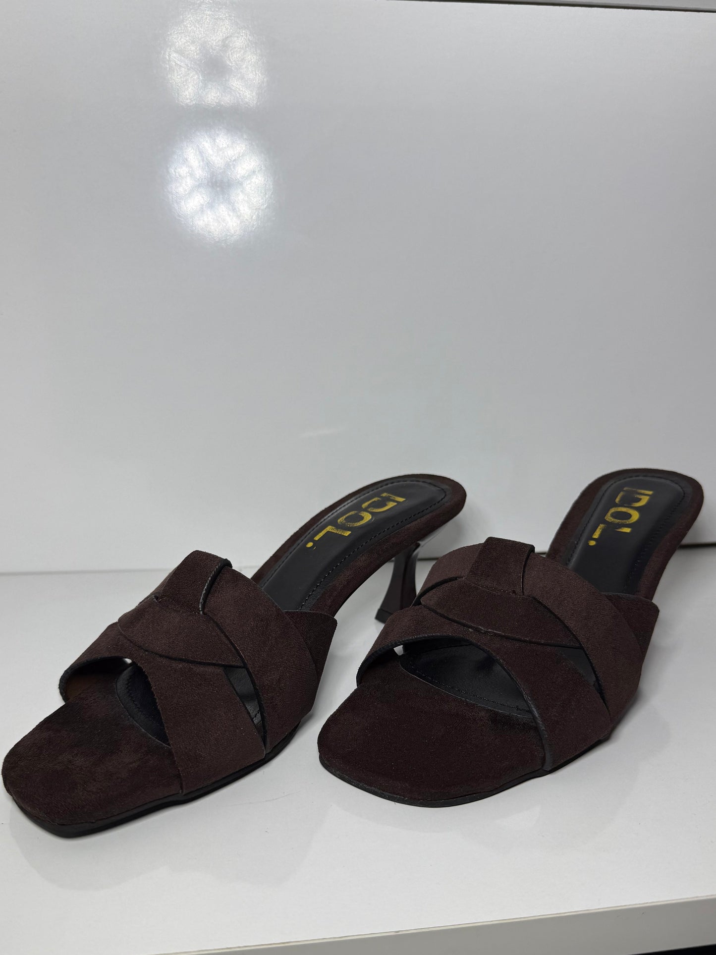 Amelia : Talon femme daim