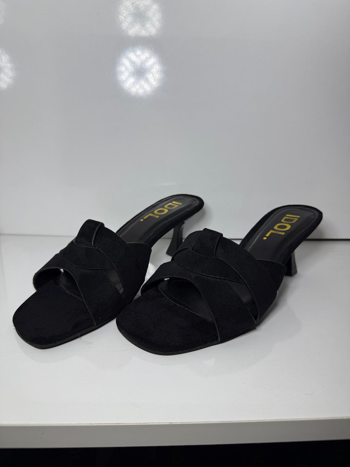 Amelia : Talon femme daim